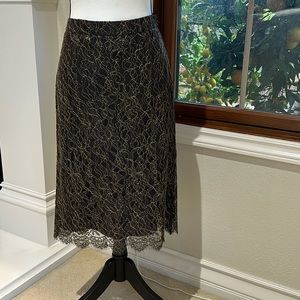 Banana Republic beautiful metallic detail skirt 6
